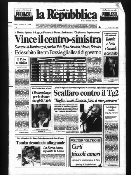 Il lunedì de La repubblica